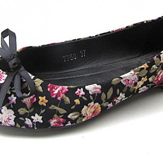 BALLERINES A MOTIF FLEURI REF 6061 1.8€ HT 