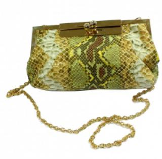 Pochette reptile style vintage