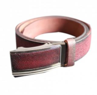 Ceinture tendance en cuir avec boucle rectangulaire