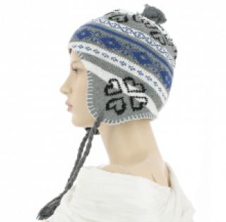 Bonnet péruvien avec motif fantaisie