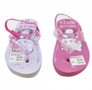 Tongs fille Hello Kitty avec brides élastiquées