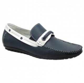 Mocassins bicolores homme