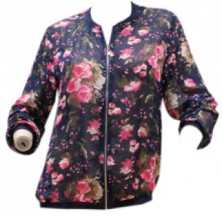 Gilet femme imprimé fleuri