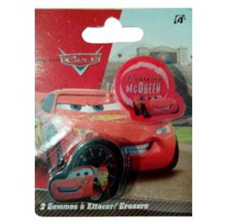 Lot de 2 gommes Cars