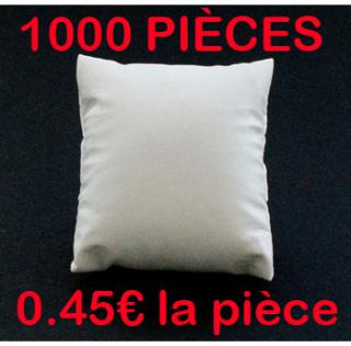 1000 coussins simili cuir blancs pour bijoux #ca1144