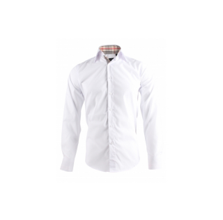 Chemise Blanc Tartan Int Réf 7457 7,40 € HT/unité