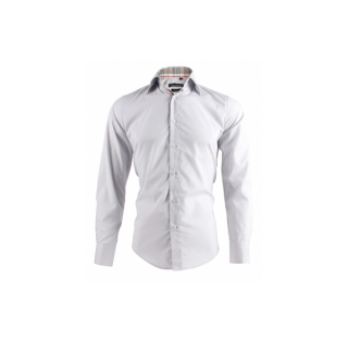 Chemise Gris Argent Tartan Int Réf 7561 7,40 € HT/unité