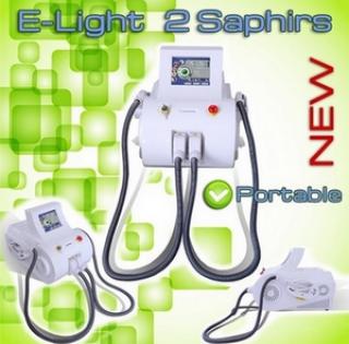 E-light portable double bras épilation et soins