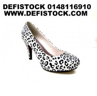 escarpins leopard blanche ref 2684 4.95€ ht 