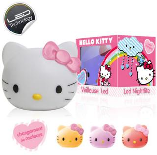 Lampe Hello Kitty couleur changeante 3D // 3.50€ !
