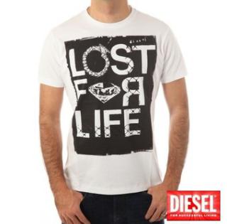 Destockage Tee-shirts de marque DIESEL homme ref: T-PEDIR chez footloose