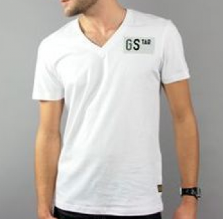 T SHIRT G STAR RAW BLANC