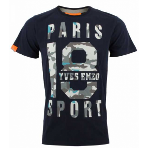 Tshirt Paris sport Marine / 6,00 € HT / Ref 9912