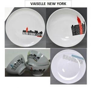 Vaisselle New York // 0.65€ Gros/Demi Assortiments