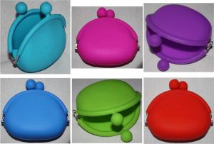 Porte-monnaie silicone  lot de 60pcs assorties