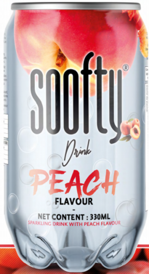 SOOFTY DRINK Pêche 24x33cl