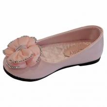 Jolies ballerines fille ornées de nœuds à strass