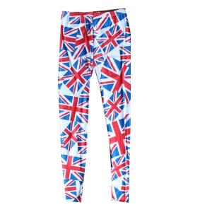 Leggings imprimées Union Jack