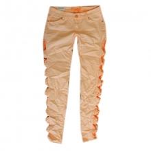 Pantalon rose orange paré de nœuds côtés