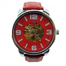 Montre bracelet avec cadran transparent