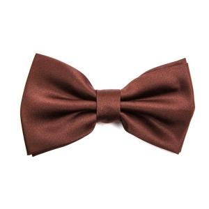 Nœud papillon marron pour homme