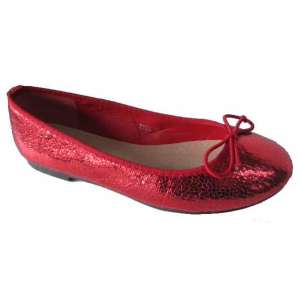 Ballerine rouge pailleté 