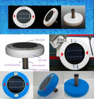 SOLAR POWERED POOL WATER PURIFIER / IONIZATION / IONIZER