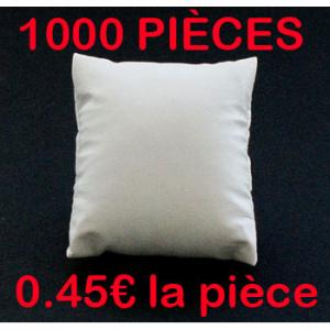 1000 coussins simili cuir blancs pour bijoux #ca1144