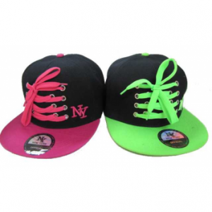 GROSSISTE casquettes NY lacets Réf 7070 5.95€HT/ unité