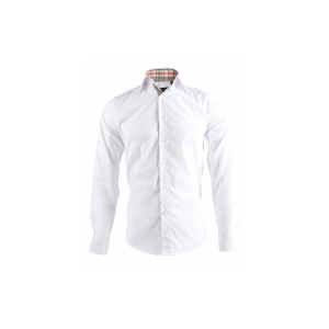 Chemise Blanc Tartan Int Réf 7457 7,40 € HT/unité