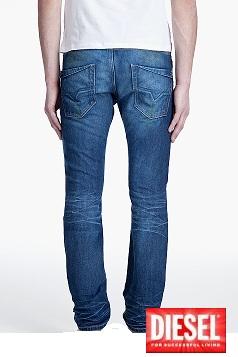 Les Jeans DIESEL homme KROOLEY 8I2 en destockage