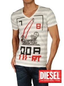 TESCRI T-shirts DIESEL homme en destockage